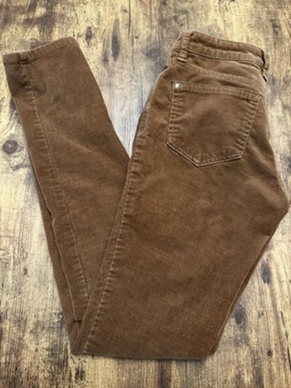Jessica Simpson Camel Brown Skinny Corduroy Pants
